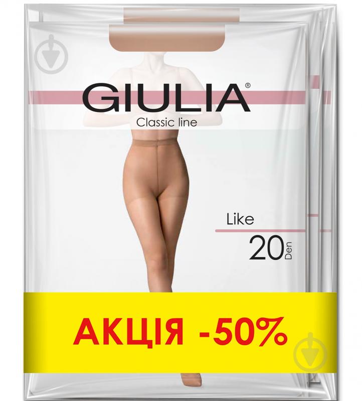 Колготки женские Giulia LIKE 20 3 шт. р. 3 cappuccino - фото 2