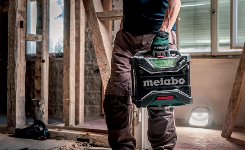 Радиоприемник аккумуляторный Metabo 12,0/18,0V RC 32W BT DAB+ 600779850 - фото 8