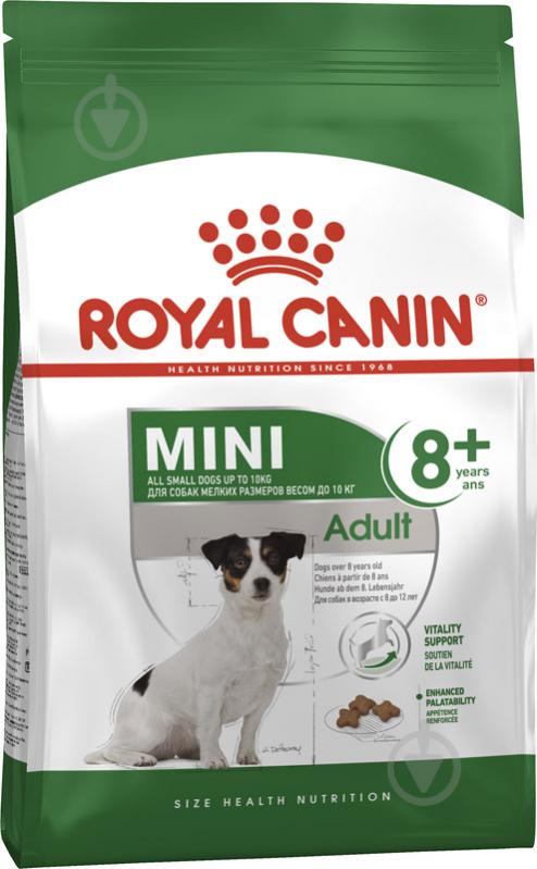 Корм сухий для дорослих собак для малих порід Royal Canin MINI ADULT 8+ 800 г (домашня птиця) 800 г - фото 1