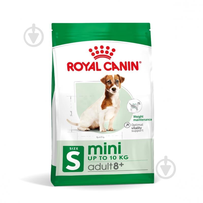 Корм сухий для дорослих собак для малих порід Royal Canin MINI ADULT 8+ 800 г (домашня птиця) 800 г - фото 1