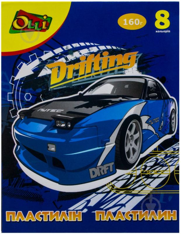 Пластилин Drifting 8 цветов Olli - фото 1