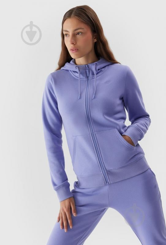 Джемпер 4F SWEATSHIRT F0730 4FAW23TSWSF0730-32S р.S блакитний - фото 1