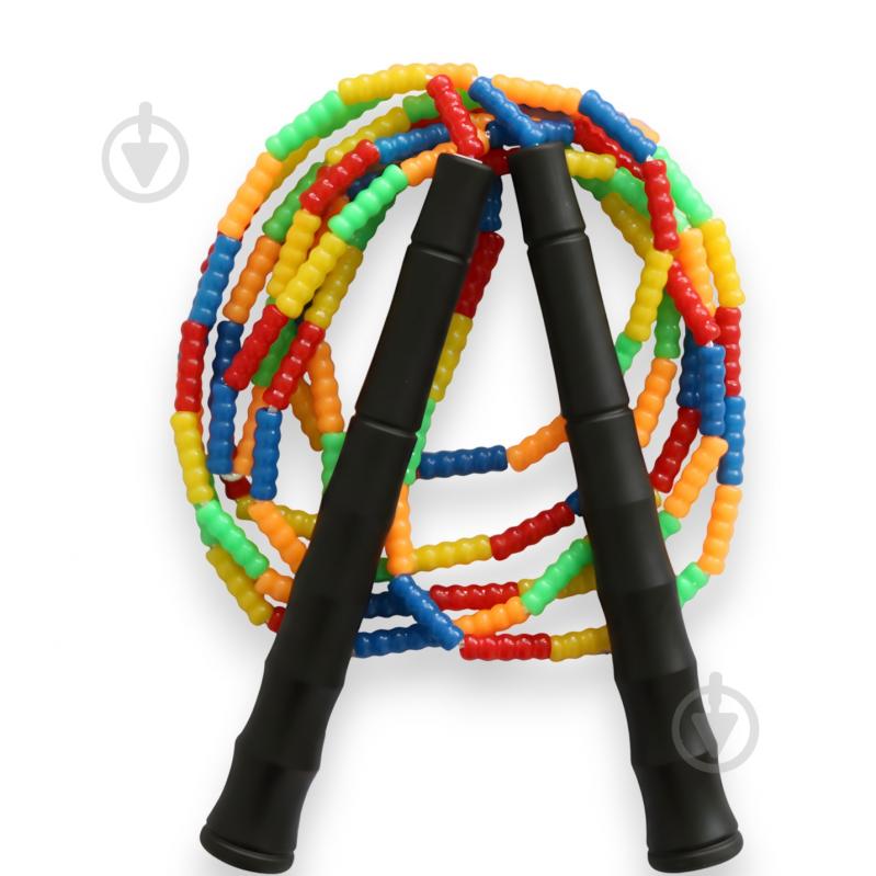 Скакалка EasyFit FreeRope бисерная 2,7 м (мультиколор) - фото 1