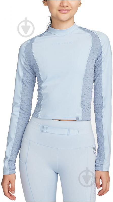 Футболка Nike Trail LS FN4706-440 р.L блакитний - фото 1 Футболка Nike Trail LS FN4706-440 р.L блакитний - фото 1