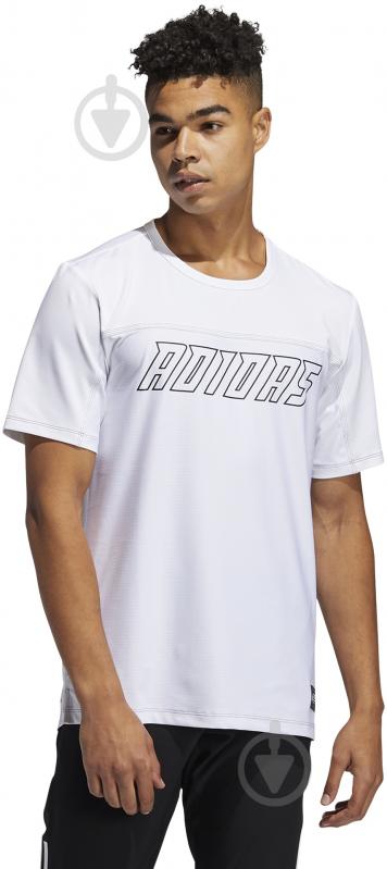 Футболка Adidas FB HYPE TEE GL0455 р.L белый - фото 2 Футболка Adidas FB HYPE TEE GL0455 р.L белый - фото 2