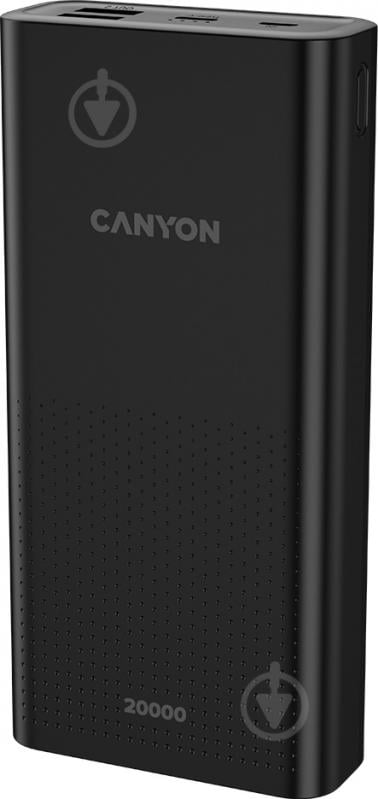 Повербанк Canyon PB-2001 20000 mAh black (CNE-CPB2001B) - фото 1