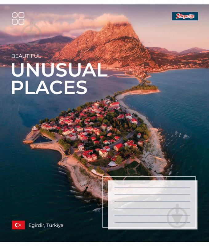 Тетрадь школьная 96 листов линия Unusual places (767424) 1 вересня - фото 2
