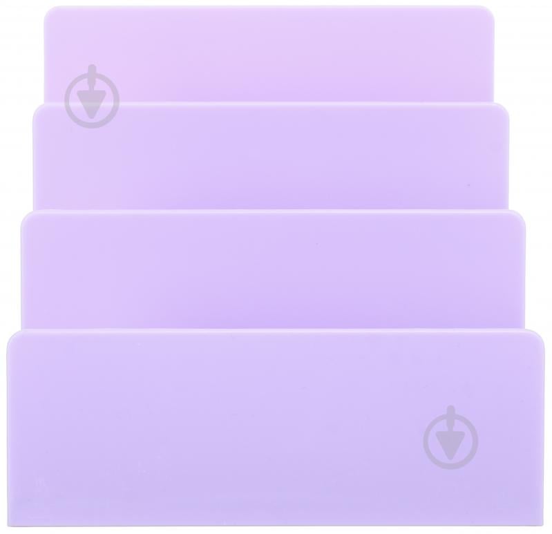 Органайзер настольный для документов 160х160х140 мм лавандовый NINGBO JOHNSHEN STATIONERY CO.,LTD - фото 2 Органайзер настольный для документов 160х160х140 мм лавандовый NINGBO JOHNSHEN STATIONERY CO.,LTD - фото 2