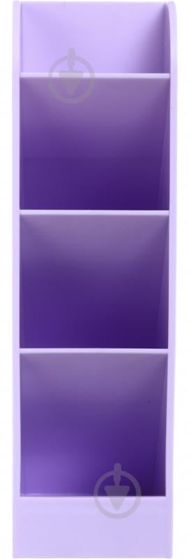 Органайзер настольный для ручек 92х60х204 мм лавандовый NINGBO JOHNSHEN STATIONERY CO.,LTD - фото 2