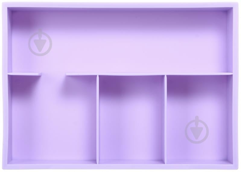 Органайзер настольный для офисных мелочей 250х175х40 мм лавандовый NINGBO JOHNSHEN STATIONERY CO.,LTD - фото 3