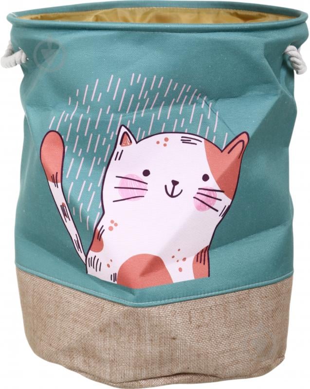 Корзина для игрушек HW Кот 40х40х50 см NULL - фото 1