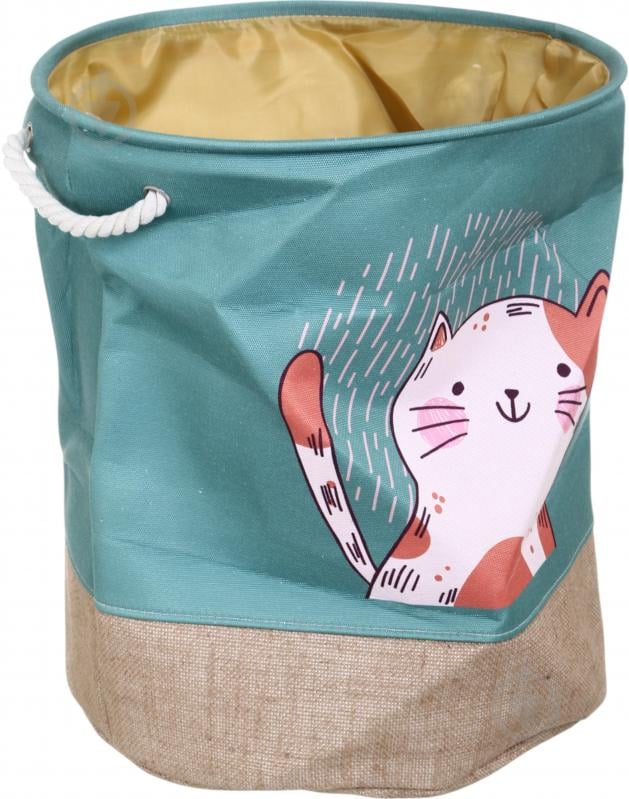 Корзина для игрушек HW Кот 40х40х50 см NULL - фото 2