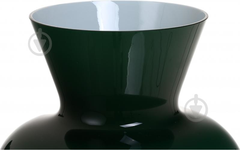 Ваза скляна Wrzesniak Glassworks Opal 34 см зелений 17-11322 - фото 4