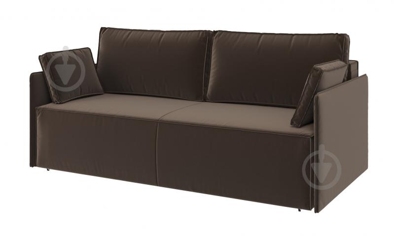 Диван прямой SOFYNO Гермес Trinity-07 коричневый 2090x1050x750 мм - фото 1