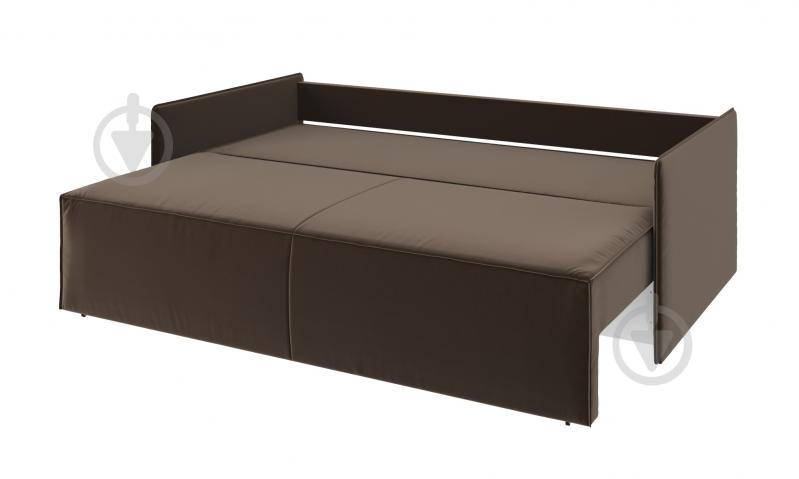 Диван прямой SOFYNO Гермес Trinity-07 коричневый 2090x1050x750 мм - фото 3