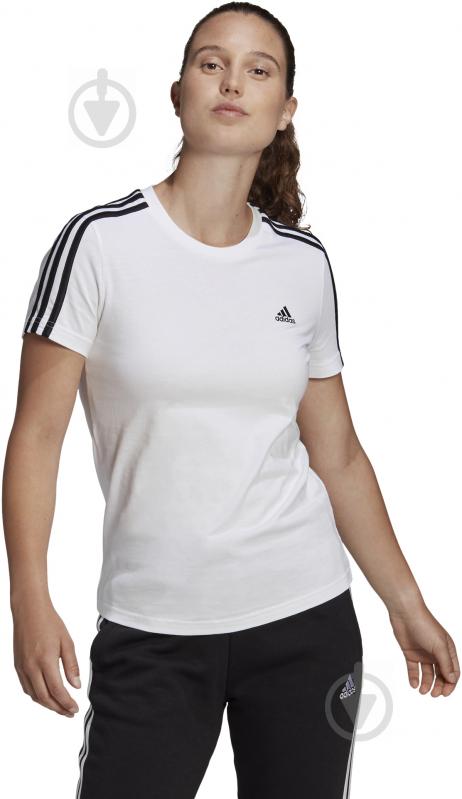 Футболка Adidas W 3S T GL0783 р.M белый - фото 2