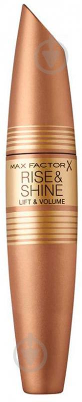 Туш для вій Max Factor RISE & SHINE Ефект підкручених вій № 01 ультра чорна чорний 12 мл - фото 3