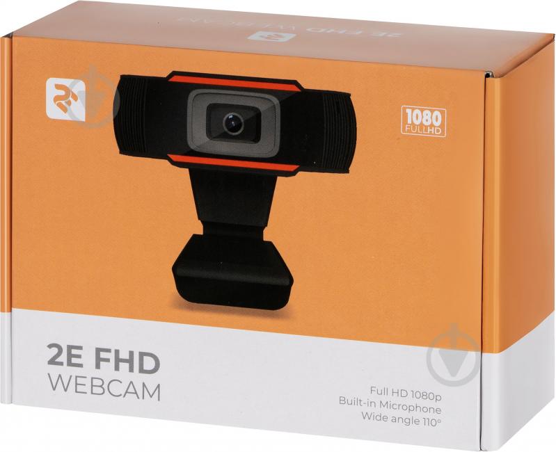 Веб-камера 2E FHD USB Black (2E-WCFHD) - фото 5