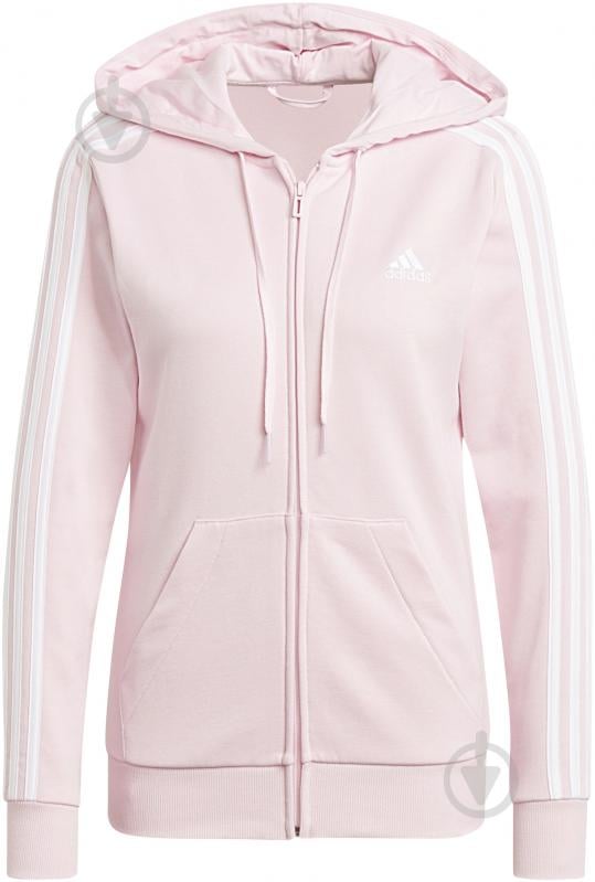 Джемпер Adidas W 3S FT FZ HD GL0805 р. M розовый - фото 4