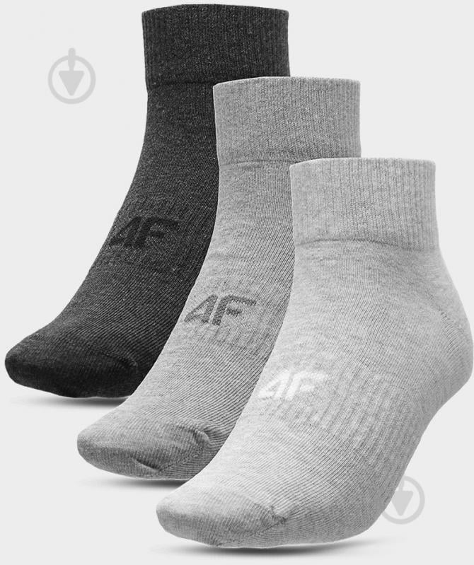 Шкарпетки 4F SOCKS CAS M204 (3PACK) 4FAW23USOCM204-90M р.43-46 різнокольоровий 3 пари шт. - фото 1