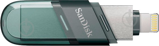 Флеш-память USB SanDisk iXpand Drive Go Lightning Apple 128 ГБ USB 3.1 green (SDIX90N-128G-GN6NE) - фото 3