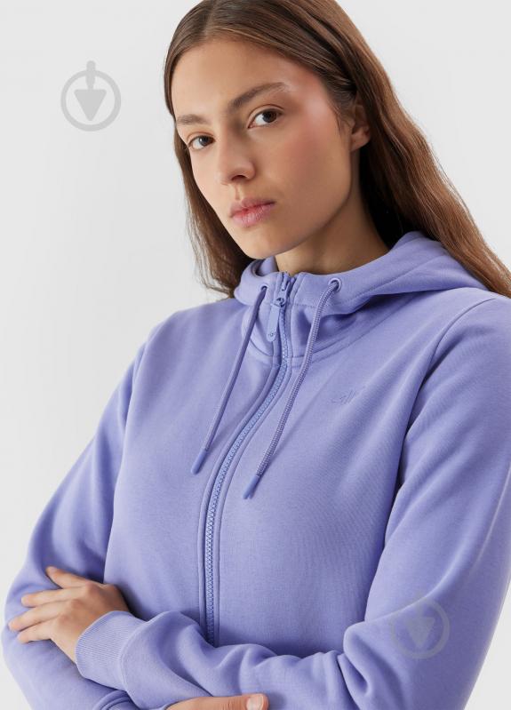 Джемпер 4F SWEATSHIRT F0730 4FAW23TSWSF0730-32S р.XL голубой - фото 3