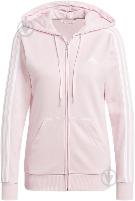 Джемпер Adidas W 3S FT FZ HD GL0805 р. XL розовый - фото 4