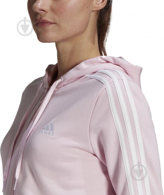 Джемпер Adidas W 3S FT FZ HD GL0805 р. XL розовый - фото 7