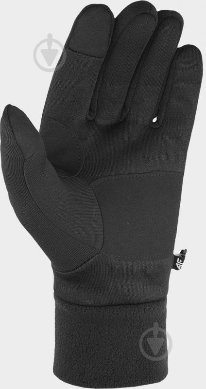 Варежки 4F GLOVES CAS U053 4FAW23AGLOU053-20S р.L черный - фото 2