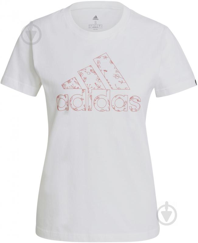 Футболка Adidas W OUTLFLORAL GT GL1031 р.XS білий - фото 4