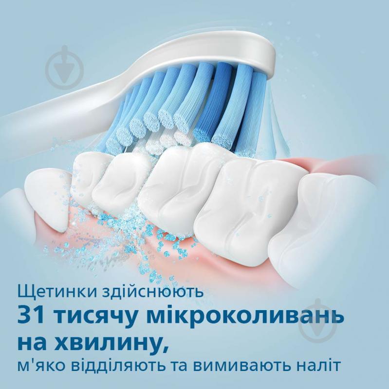 Електрична зубна щітка Philips Sonicare 2100 Series HX3651/13 - фото 6