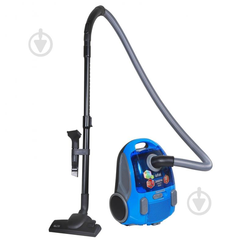 Пилосос Artel VCU 0120"+турбощітка BLUE blue - фото 2 Пилосос Artel VCU 0120"+турбощітка BLUE blue - фото 2