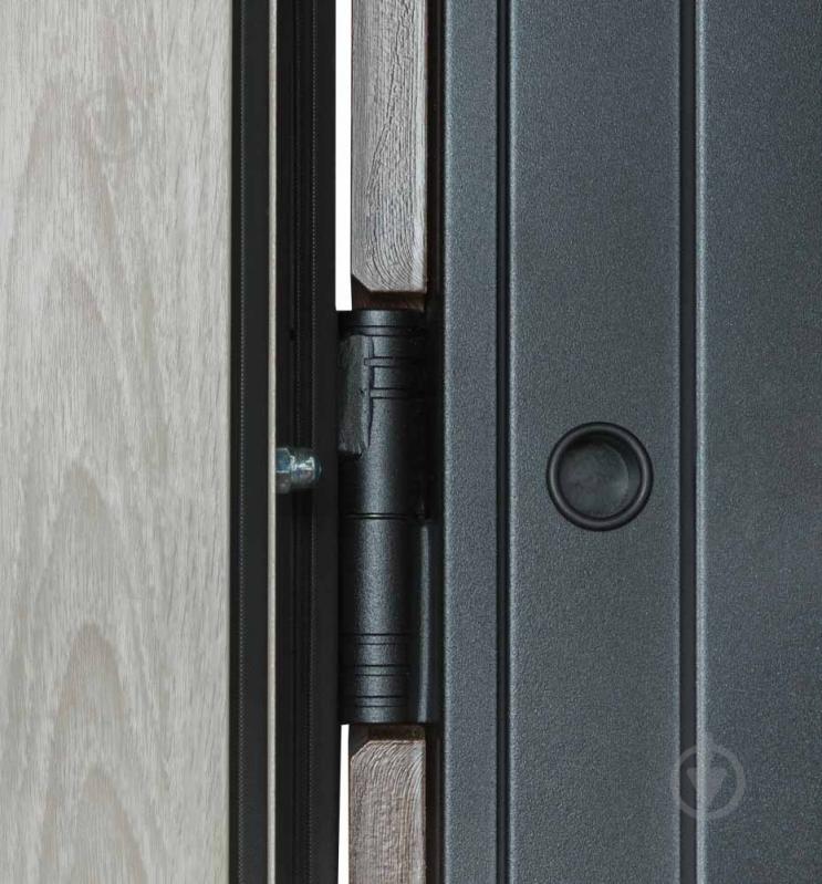 Двері вхідні Булат К-8 мод.520/236 дуб табак / дуб немо лате 2050x850 мм ліві - фото 7