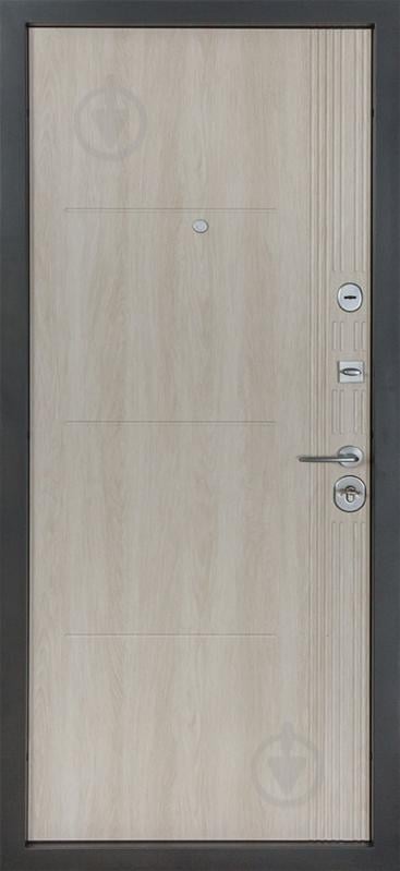 Двері вхідні Булат К-8 мод.520/236 дуб табак / дуб немо лате 2050x850 мм ліві - фото 3