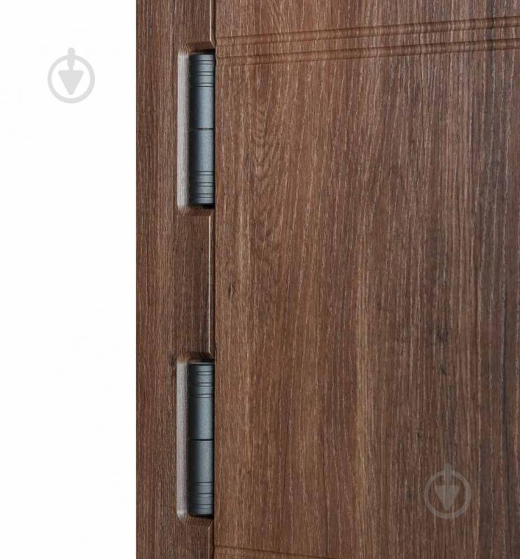 Двері вхідні Булат К-8 мод.520/236 дуб табак / дуб немо лате 2050x850 мм ліві - фото 8