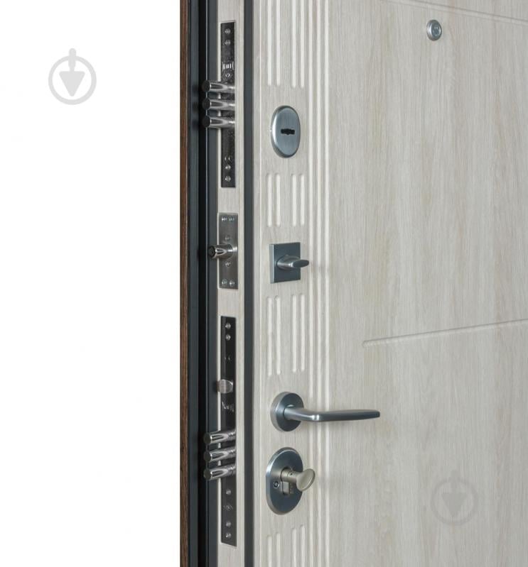 Двері вхідні Булат К-8 мод.520/236 дуб табак / дуб немо лате 2050x850 мм ліві - фото 6