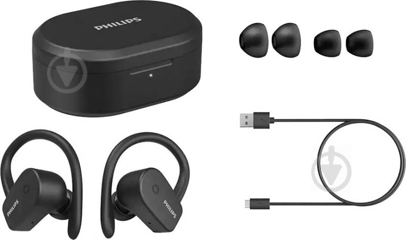 Гарнитура Philips TAA 5202 black (TAA5205BK/00) True Wireless IPX7 - фото 2