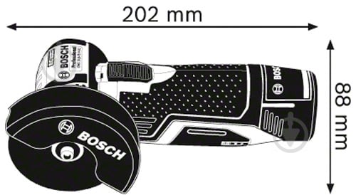 Болгарка (угловая шлифмашина) Bosch Professional GWS 10.8-76 V-EC 06019F2000 - фото 5