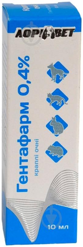 Препарат Лорі Гентафарм 0,4% 10 мл - фото 1 Препарат Лорі Гентафарм 0,4% 10 мл - фото 1