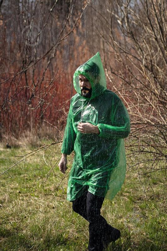 Дождевик NEO tools макинтош с капюшоном, карманный - фото 5