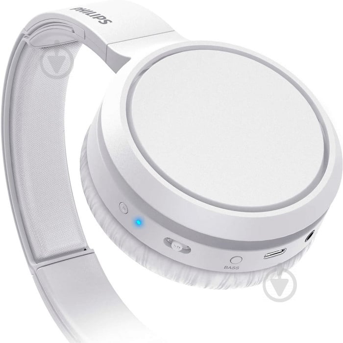 Навушники Philips TAH5205 Over-Ear Anc Wireless Mic white (TAH5205WT/00) - фото 7