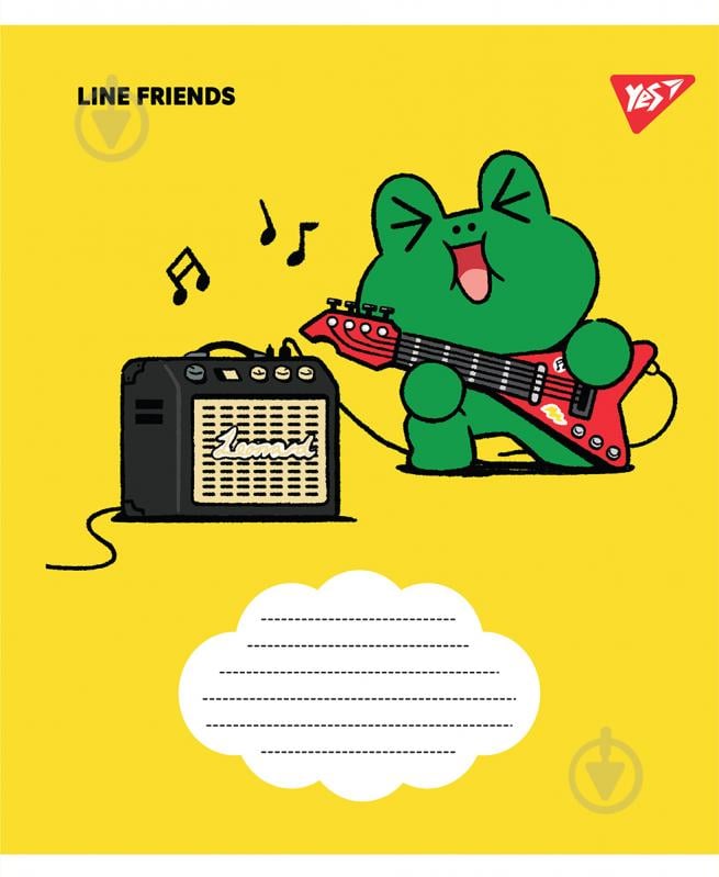 Зошит для нот А5/12 Line friends YES - фото 4