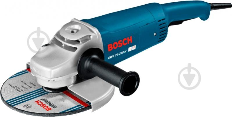 Угловая шлифмашина BOSCH PROFESSIONAL GWS 26-230 H 0601856100 - фото 1