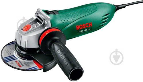 Болгарка (кутова шліфмашина) Bosch PWS 750-125 06033A2423 - фото 1