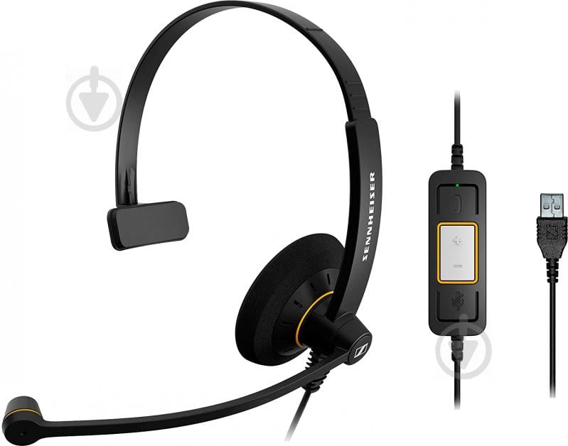 Гарнітура Sennheiser SC 60 USB ML black (1000551) - фото 1