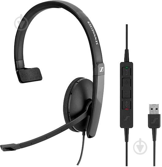 Гарнитура Sennheiser SC 130 USB Mono black (508314) - фото 2