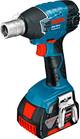 Гайковерт ударний акумуляторний Bosch Professional GDS 18 V-LI 06019A1S0C - фото 1