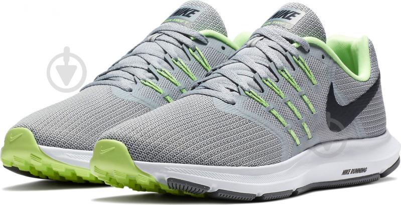 Кросівки чоловічі демісезонні Nike RUN SWIFT 908989-008 р.42,5 сірі - фото 4