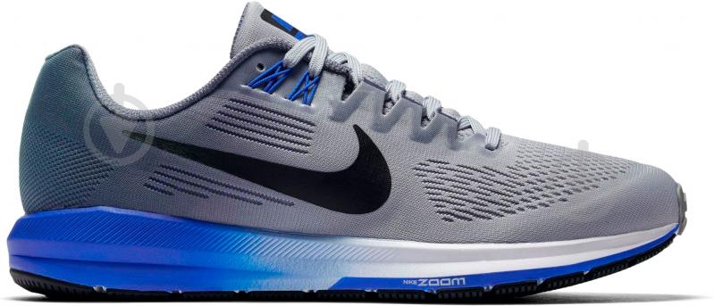 Кросівки чоловічі демісезонні Nike AIR ZOOSTRUCTURE 21 904695-003 р.42,5 сірі - фото 2