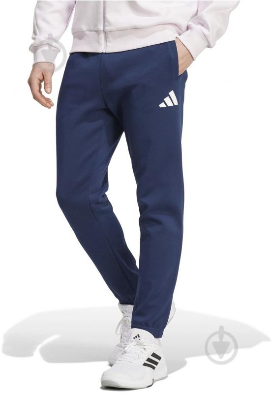 Брюки Adidas JF6683 р. S синий - фото 2 Брюки Adidas JF6683 р. S синий - фото 2